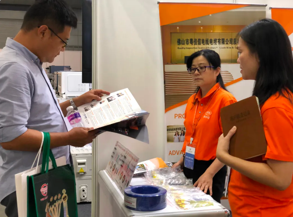 电力电缆知名厂家粤佳信公司精彩亮相2024中国机电产品（新加坡）品牌展览会